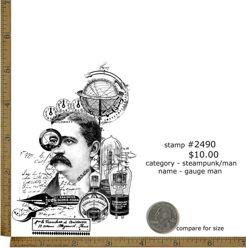 #2490 - Gauge Man - Steampunk/Man